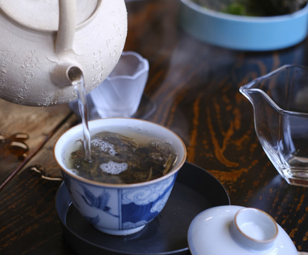 茶艺师泡茶