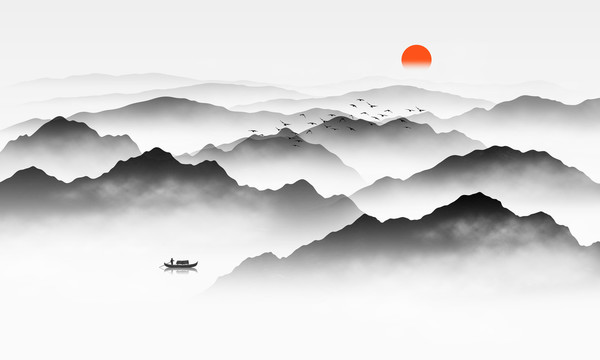 新中式山水