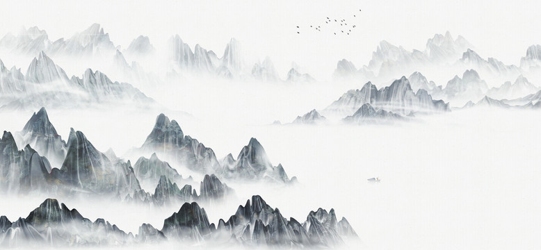 新中式山水