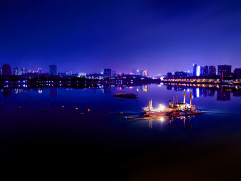 武汉东湖夜景