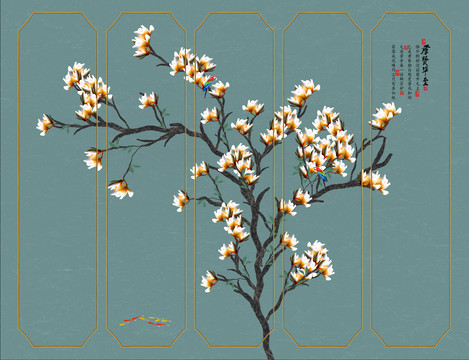 新中式花鳥