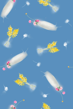 清新女裝花型
