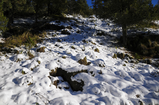 雪山美景