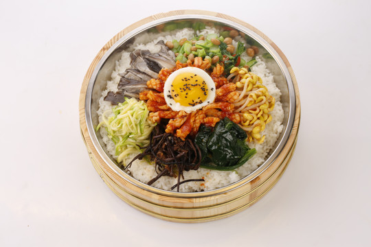 魷魚大盆拌飯