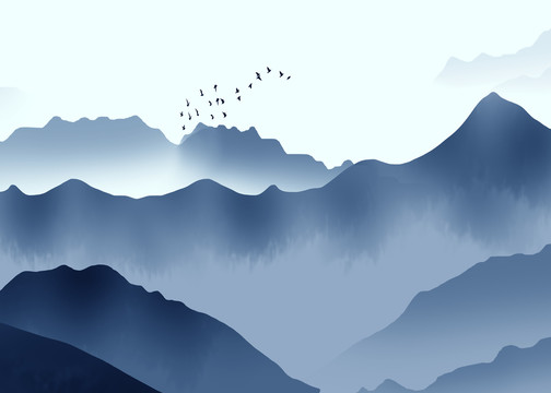 新中式山水
