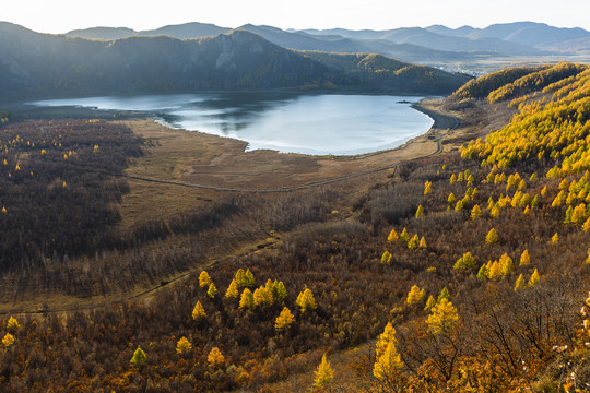 阿尔山月亮湖