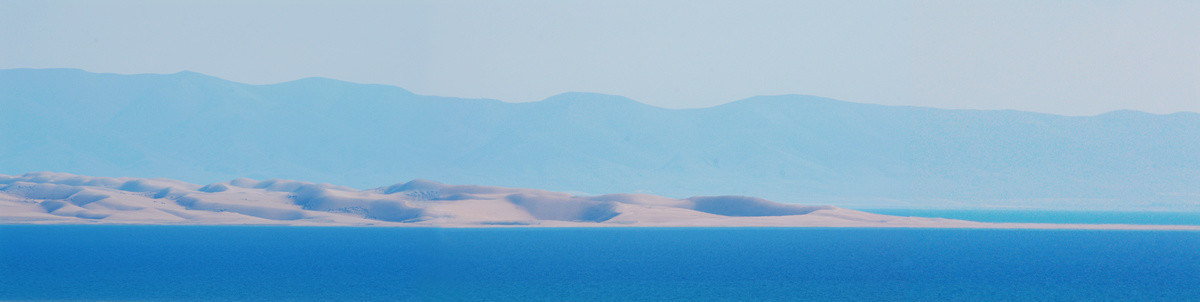 青海湖全景