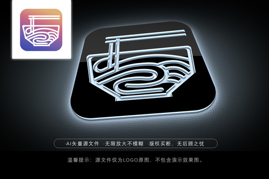 大碗面标志面馆LOGO