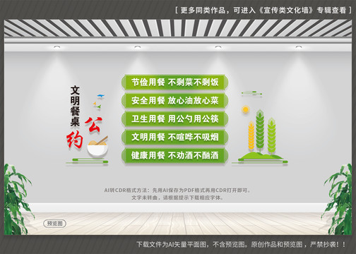 文明餐桌公約