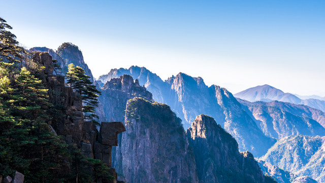 黄山西海大峡谷风光