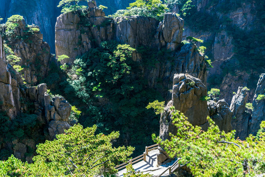 黄山西海大峡谷景色