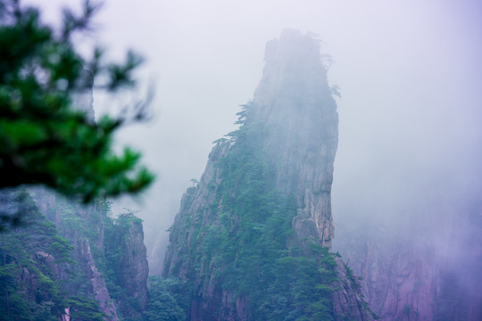 黄山奇峰怪石