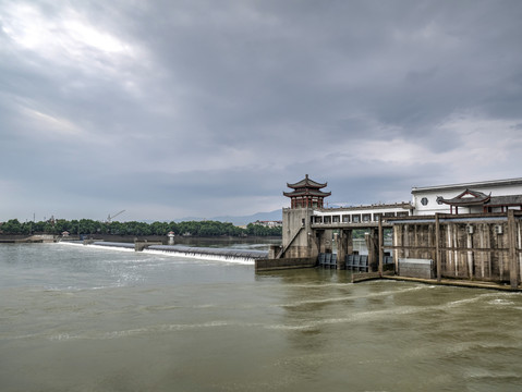 金华婺江水电站水坝