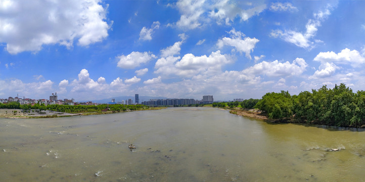 金华武义江全景