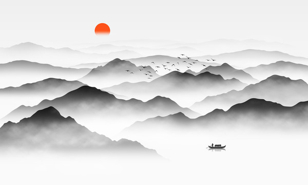 新中式山水