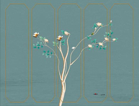 新中式花鳥