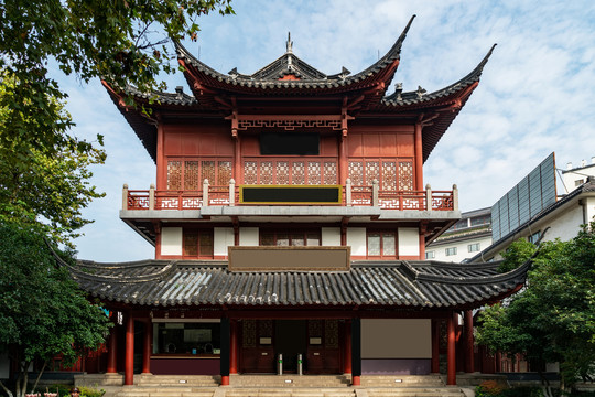 南京夫子庙古建筑阁楼