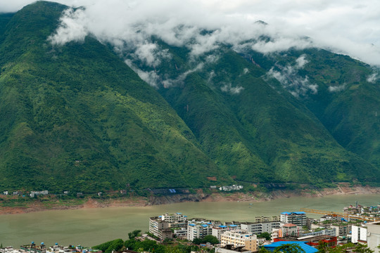 长江三峡库区之巫山风光