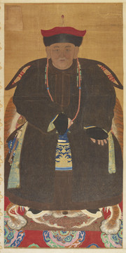 姚文瀚清代大臣朝服像