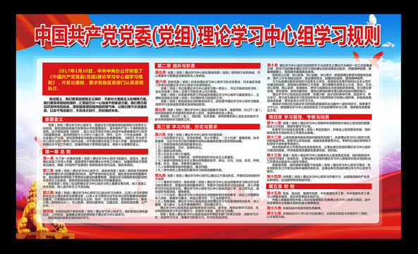 黨委（黨組）中心組學(xué)習(xí)規(guī)則