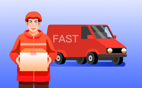 快遞貨車