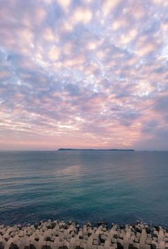 海上日落