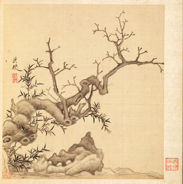 陳洪綬老蓮撫古圖冊