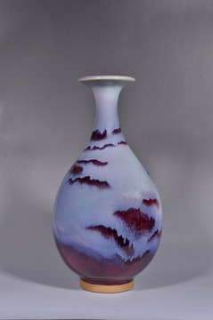 古典摆件钧瓷花瓶