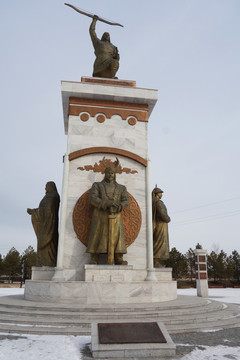 鲜卑族雕像