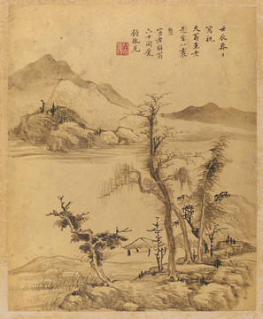 顧瑛山水小景