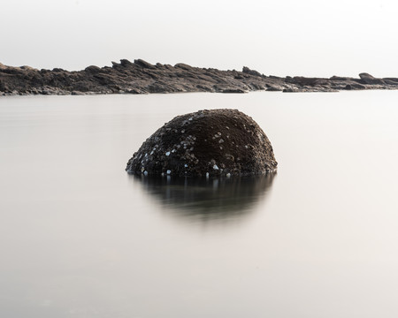 海滨风光风景画