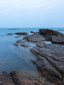 海滨风光风景画