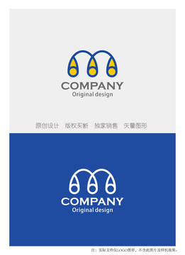 M字母logo设计