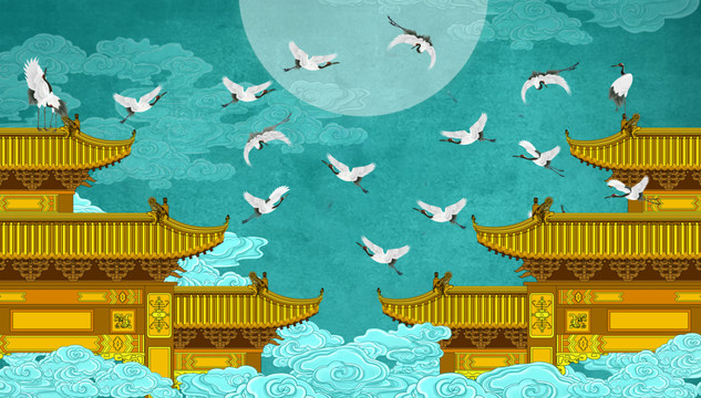 瑞鶴圖