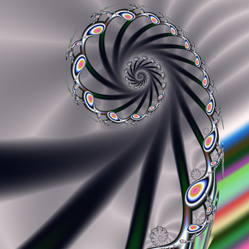 立体螺旋装饰图案