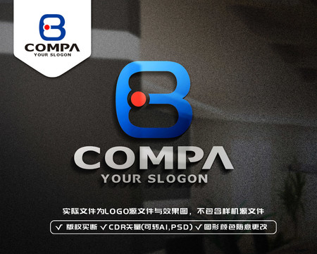 B字母标志LOGO