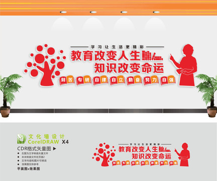 校園展板教育文化墻