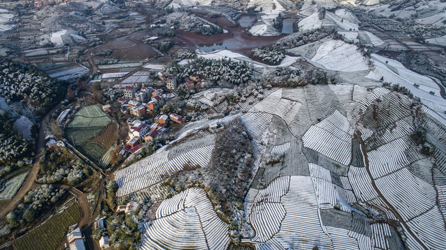 高山雪景