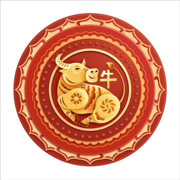 金牛傳統(tǒng)紙藝設(shè)計(jì)