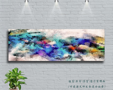 抽象油畫