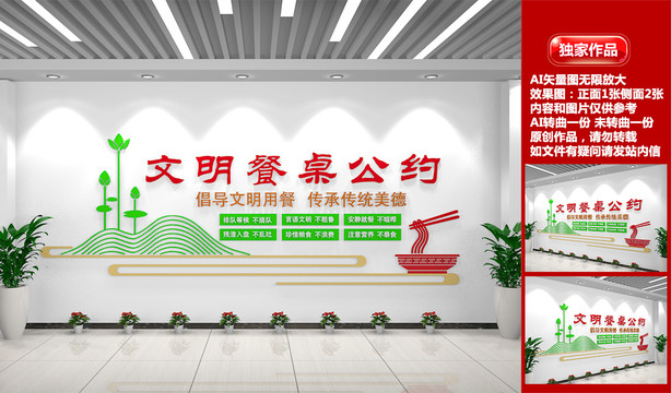 文明餐桌公約
