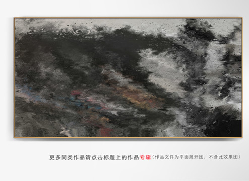 酒店抽象油畫