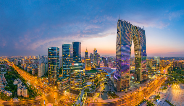 苏州城市夜景