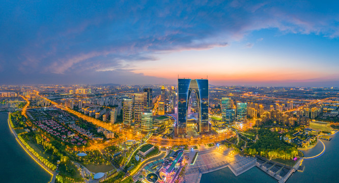 苏州城市夜景