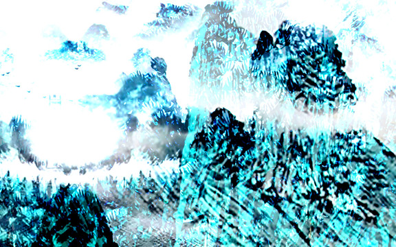 高端國畫山水