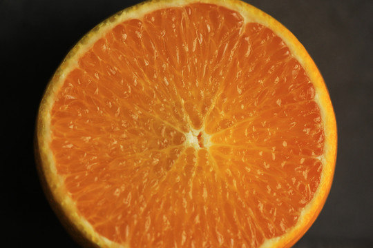 水果切面桔子橙子有机食品