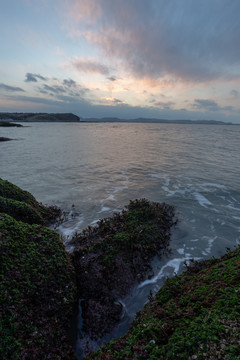 海岛海边礁石风光