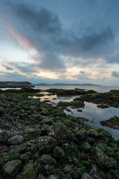 海岛海边礁石风光