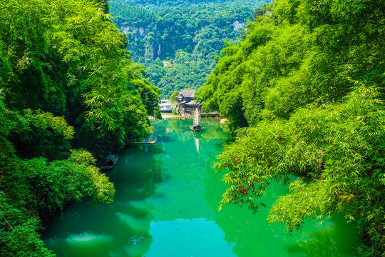 三峡水上人家