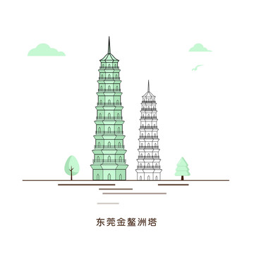 東莞金鰲洲塔